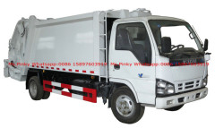 Small Light ISUZU Compactor Garbage Truck 6000Liters