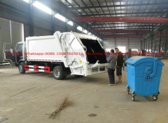 Small Light ISUZU Compactor Garbage Truck 6000Liters