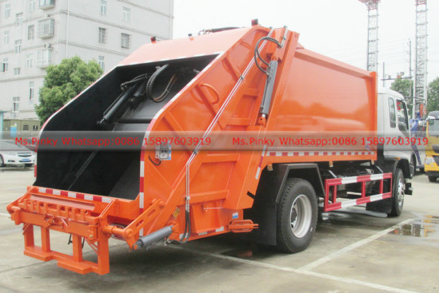 ISUZU FVR Rear Load Compactor Garbage Truck 8000Liters to 10000Liters
