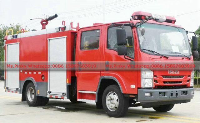 ISUZU 700P 3500L Water Tank Fire Truck