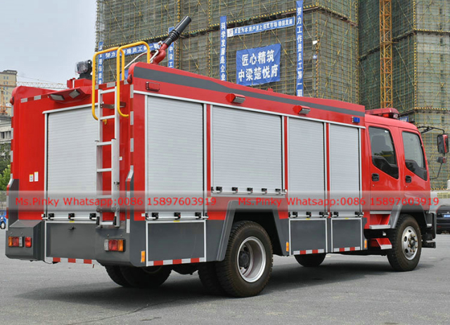 Philippines ISUZU FTR Fire Truck 4HK1-TC50 Euro 5 Engine