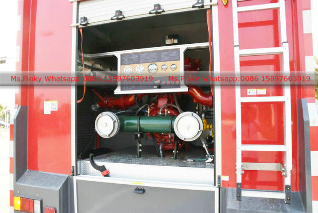 Philippines ISUZU FTR Fire Truck 4HK1-TC50 Euro 5 Engine