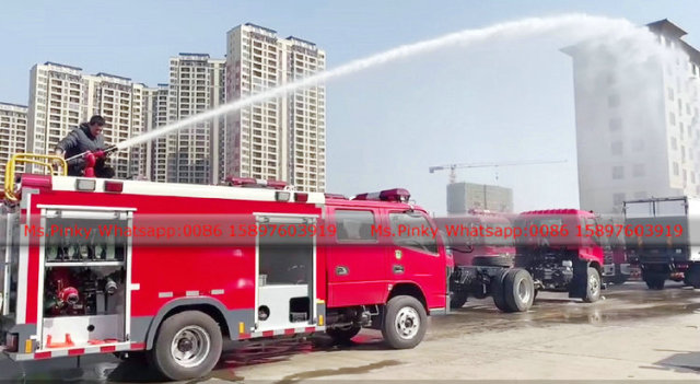 ISUZU 700P 3500L Water Tank Fire Truck