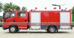 ISUZU 700P 3500L Water Tank Fire Truck