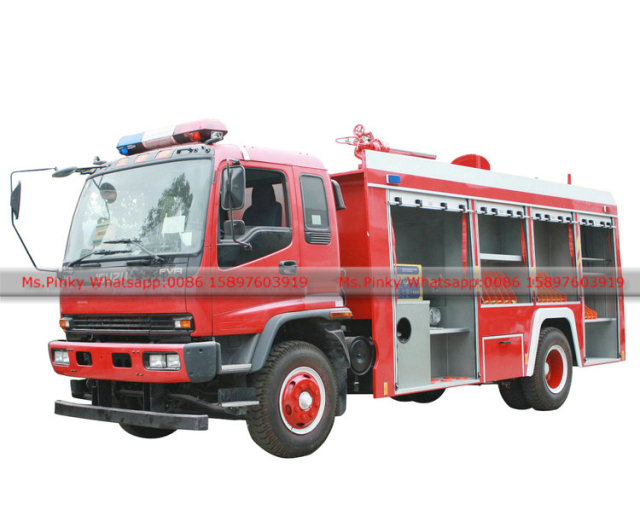 ISUZU FVR Fire Fighting Truck 8-10 Tons Water Tank