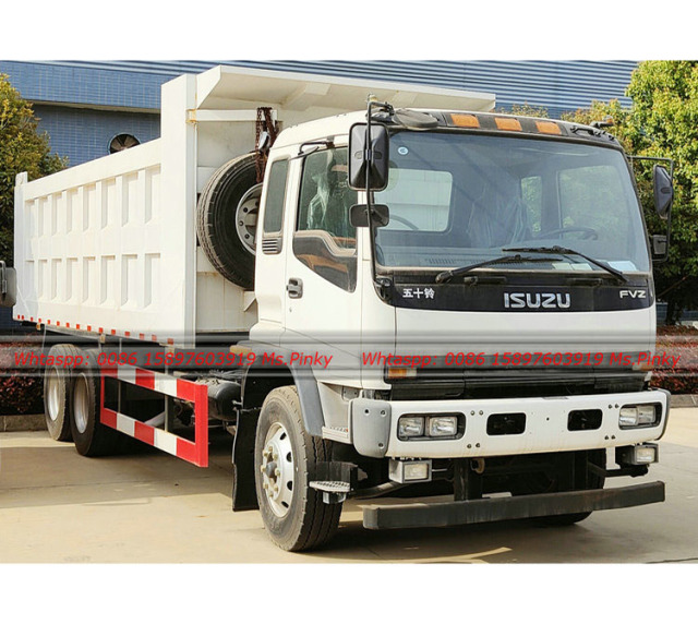 6x4 FVZ ISUZU Dump Truck 240HP 300HP Euro 5 Euro 6 Engine