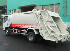 8000Liters ISUZU ELF Compactor Garbage Truck