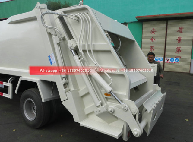 8000Liters ISUZU ELF Compactor Garbage Truck