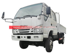 Customized All Wheel Drive 4WD 4x4 Small ISUZU Double Cabin Cargo Truck
