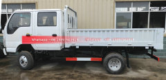 Customized All Wheel Drive 4WD 4x4 Small ISUZU Double Cabin Cargo Truck