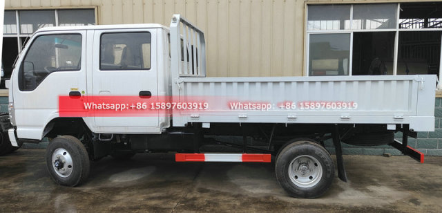 Customized All Wheel Drive 4WD 4x4 Small ISUZU Double Cabin Cargo Truck