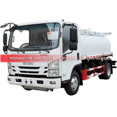 4x2 ISUZU KV100 Fuel Oil Tanker Truck 5000Liters With Digital Flow Meter