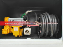 4x2 ISUZU KV100 Fuel Oil Tanker Truck 5000Liters With Digital Flow Meter