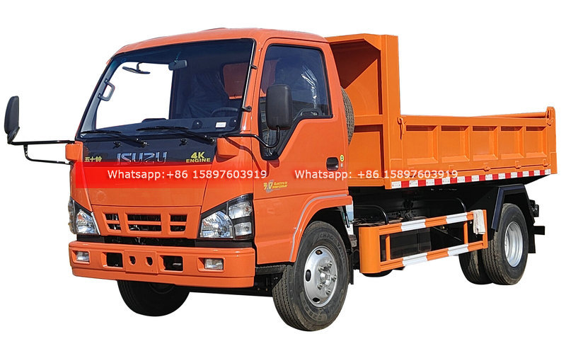 Small Light ISUZU Dump Truck 140HP Euro 6 Engine