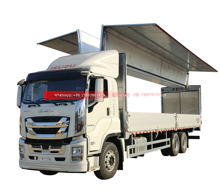 6x4 ISUZU GIGA VC66 Wingspan Van Truck Wing Opening Box Truck