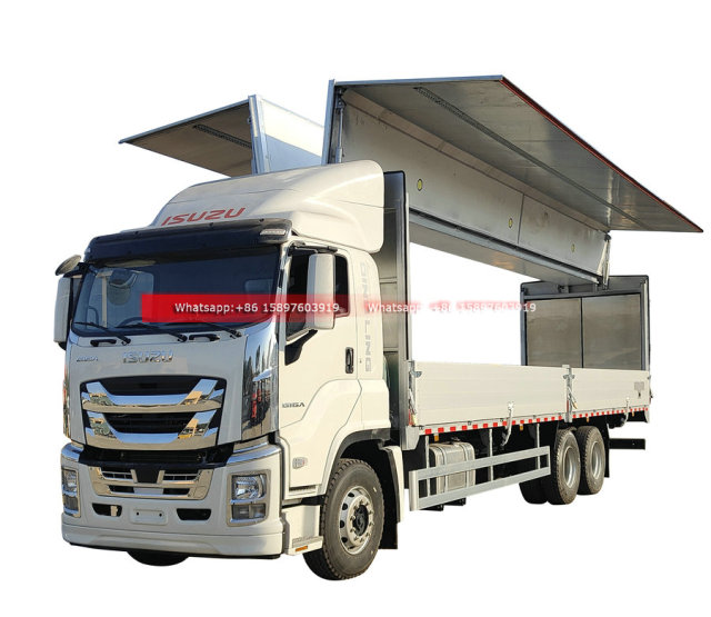 6x4 ISUZU GIGA VC66 Wingspan Van Truck Wing Opening Box Truck