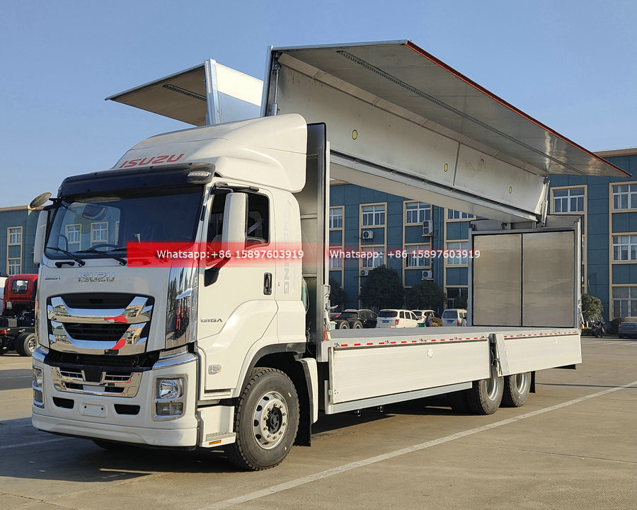 6x4 ISUZU GIGA VC66 Wingspan Van Truck Wing Opening Box Truck
