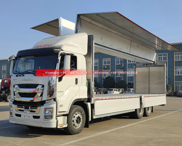 6x4 ISUZU GIGA VC66 Wingspan Van Truck Wing Opening Box Truck