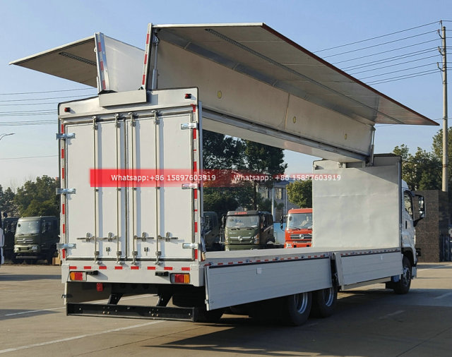 6x4 ISUZU GIGA VC66 Wingspan Van Truck Wing Opening Box Truck
