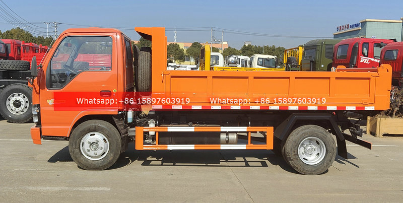Small Light ISUZU Dump Truck 140HP Euro 6 Engine