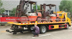 190HP ISUZU Wrecker Truck 6.5m Flatbed Towing Truck