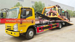 190HP ISUZU Wrecker Truck 6.5m Flatbed Towing Truck
