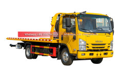 120HP ISUZU KV100 5.3 m Flatbed Tow Truck