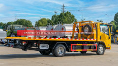 120HP ISUZU KV100 5.3 m Flatbed Tow Truck