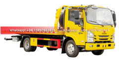 130HP ISUZU NIKA Flatbed Towing Truck