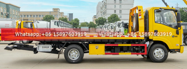 130HP ISUZU NIKA Flatbed Towing Truck