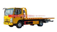 120HP ISUZU KV100 5.3 m Flatbed Tow Truck