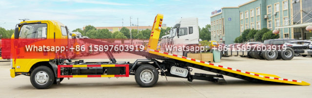 130HP ISUZU NIKA Flatbed Towing Truck