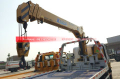 190HP ISUZU Towing Truck Mounted With Crane