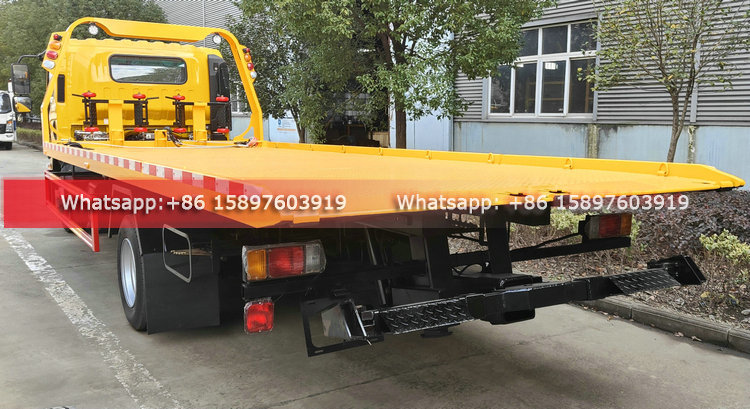 190HP ISUZU Wrecker Truck 6.5m Flatbed Towing Truck
