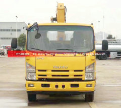 190HP ISUZU Towing Truck Mounted With Crane