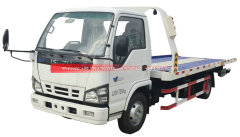 120HP 4KB ISUZU Flatbed Towing Truck