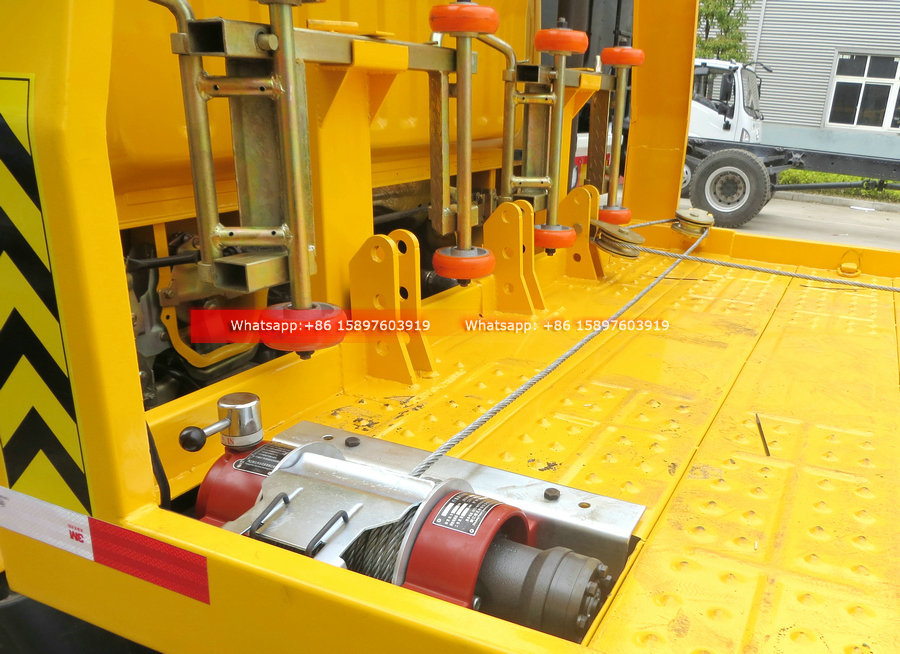 120HP ISUZU KV600 Wrecker Truck 5.3 m Flabted