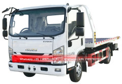 120HP ISUZU KV600 Wrecker Truck 5.3 m Flabted