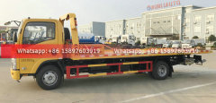 190HP ISUZU Wrecker Truck 6.5m Flatbed Towing Truck