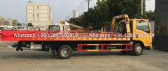 190HP ISUZU Wrecker Truck 6.5m Flatbed Towing Truck