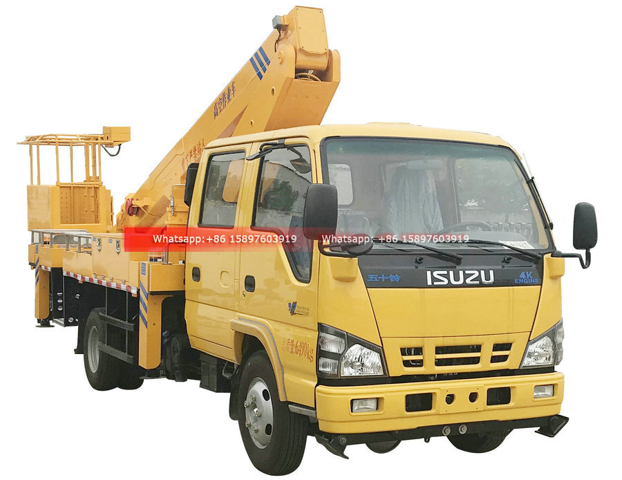 ISUZU Double Cabin High Altitude Working Truck 20m