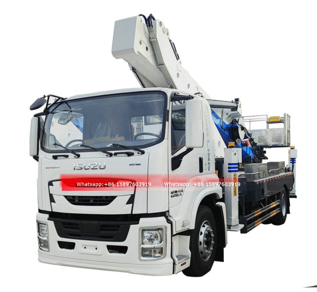 4x2 ISUZU GIGA Aerial Platform Man Lift Truck 45 Meters