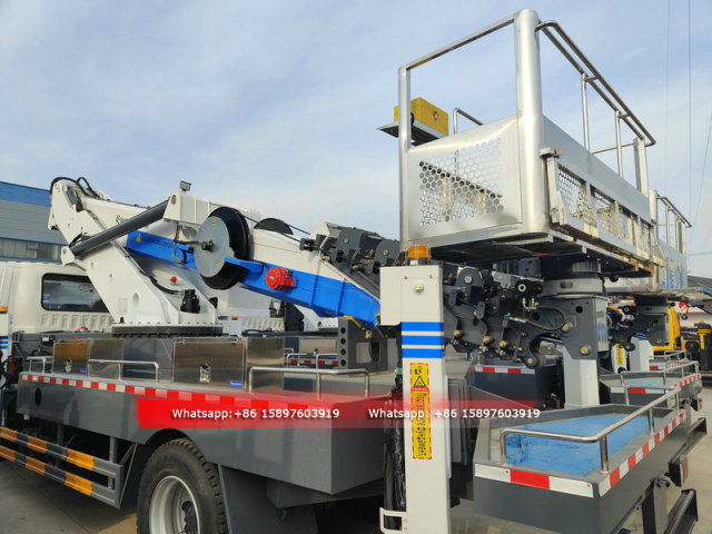 4x2 ISUZU GIGA Aerial Platform Man Lift Truck 45 Meters