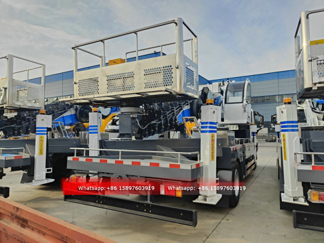 4x2 ISUZU GIGA Aerial Platform Man Lift Truck 45 Meters