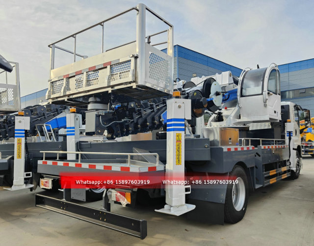 4x2 ISUZU GIGA Aerial Platform Man Lift Truck 45 Meters