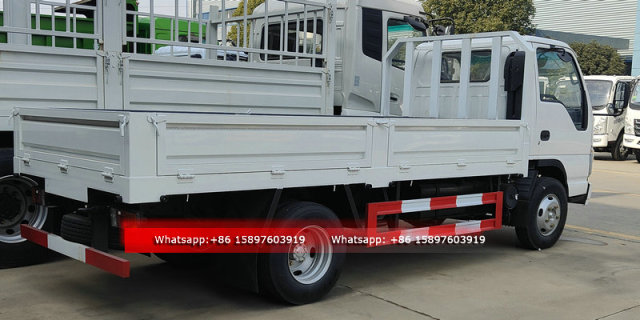 Small Light ISUZU ELF Cargo Flatbed Truck 3 Tons 4Tons