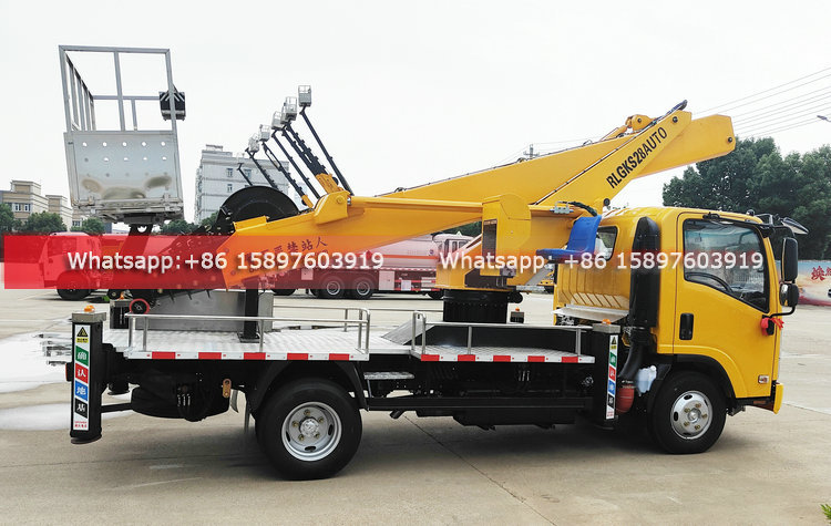 ISUZU KV100 Bucket Aerial Work Platform Truck 28 meters