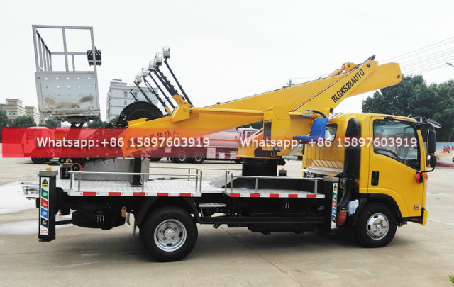 ISUZU KV100 Bucket Aerial Work Platform Truck 28 meters