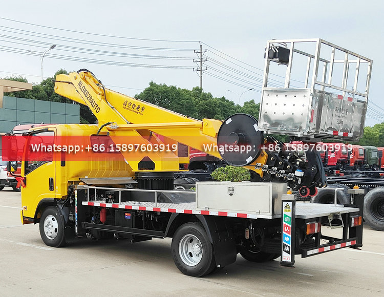 ISUZU KV100 Bucket Aerial Work Platform Truck 28 meters