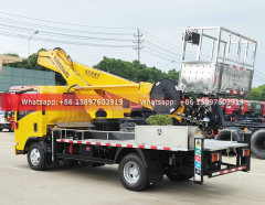 ISUZU KV100 Bucket Aerial Work Platform Truck 28 meters